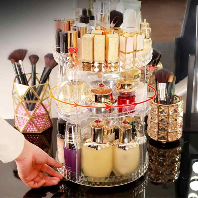 360 Degree Rotating Crystal Jewelry Cosmetic Perfumes
