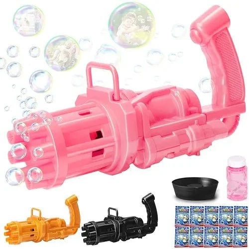 Bundle of 2 8-Hole Bubble Gun Machine - Massive Bubble Gattler