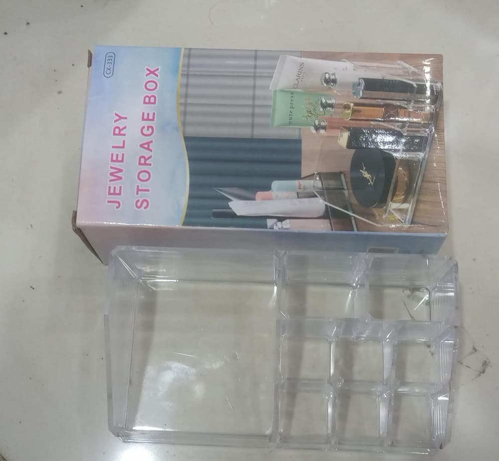 9 Grids Makeup Organizer Lipstick Jewellery Storage Box