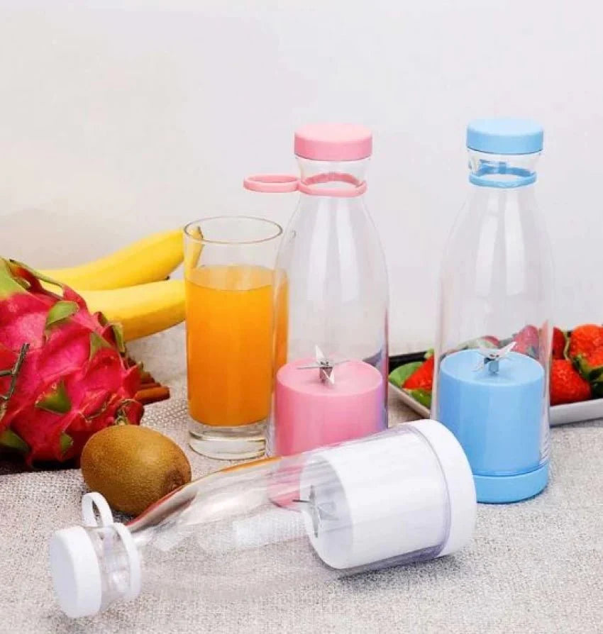 Portable Electric Bottle Juicer For Shakes And Smoothies - Mini Fast Portable Juicer