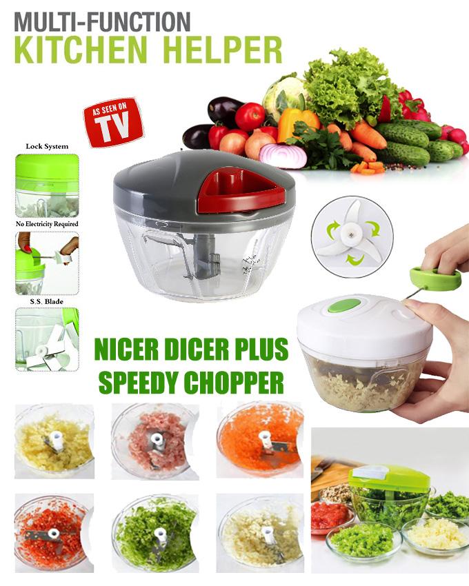 Speedy Chopper - Manual Food Chopper Household