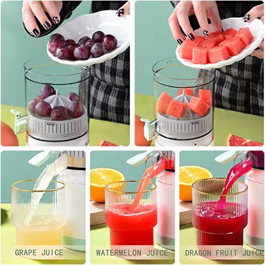 USB Rechargeable Orange Juicer Citrus Juicer Fruit