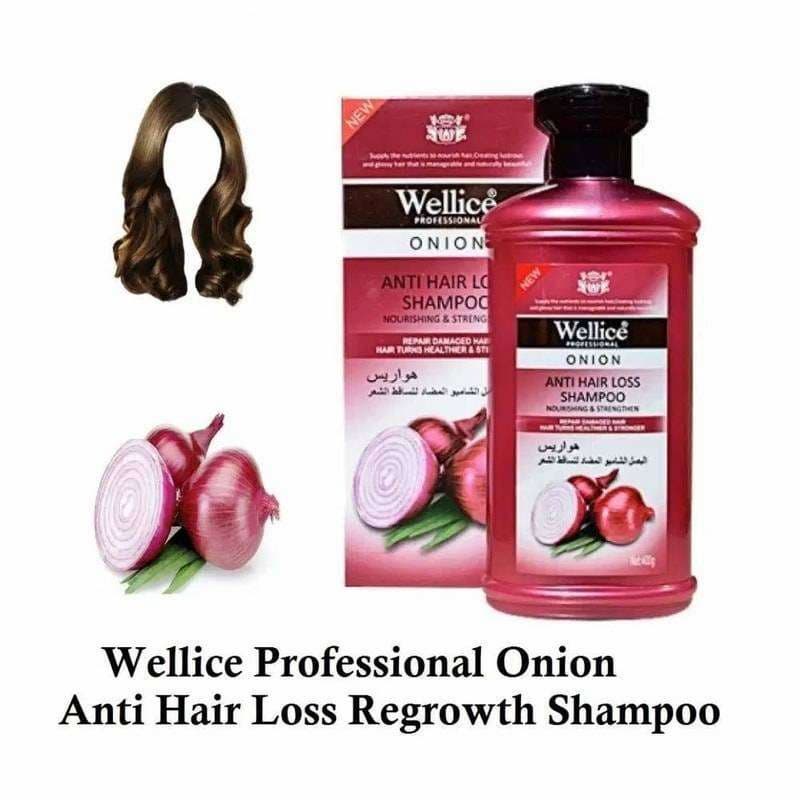 Wellice Onion Anti Hair Loss Shampoo 400ml